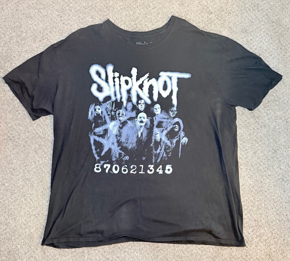 Slipknot Band Tee 3XL Black 2022 Bravado